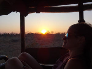 enjoying the ride back