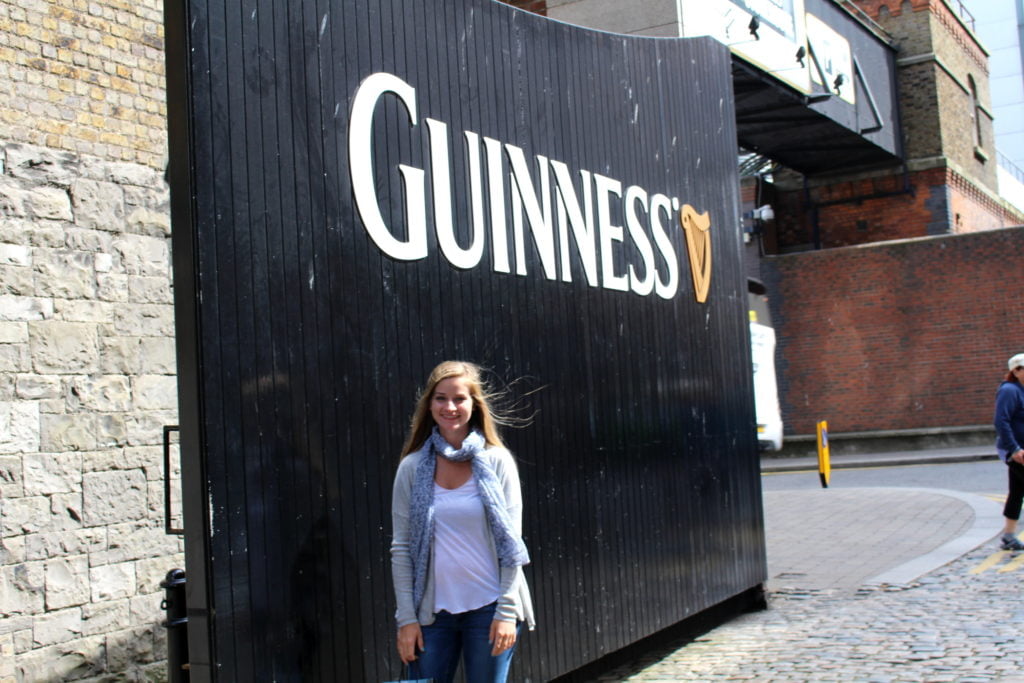 Melissa at the Guinness Factory