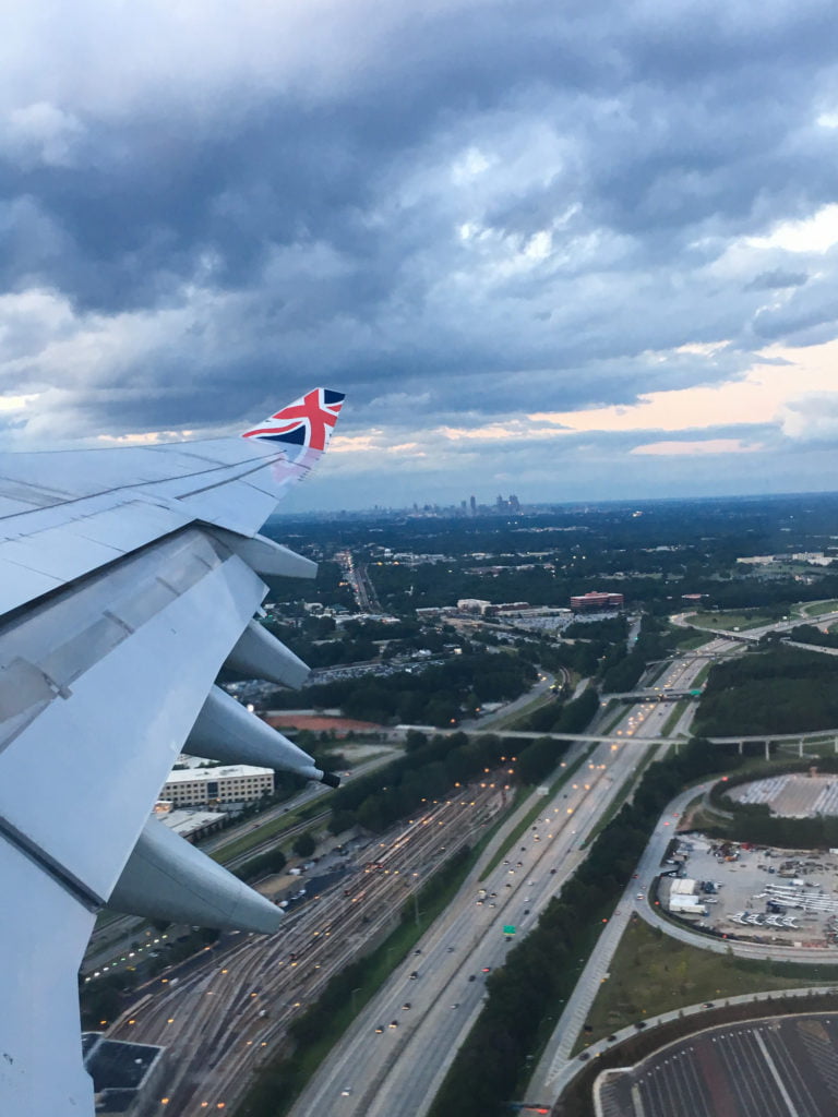 taking off in Atlanta