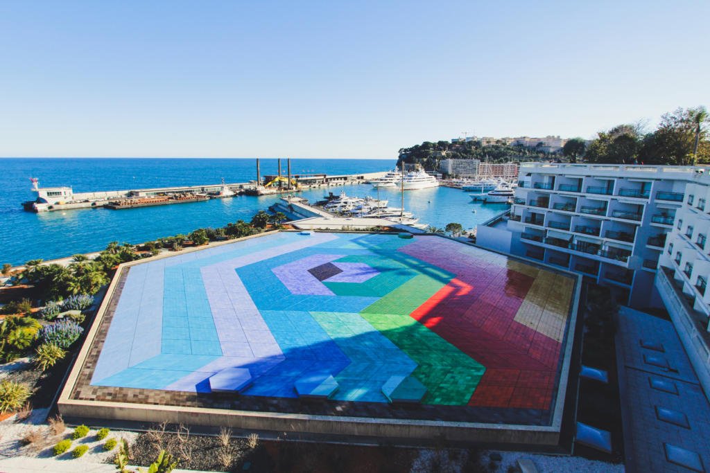 colorful rooftop in Monaco